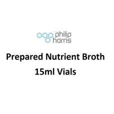 Prepared Nutrient Broth: 15ml Vials - Pack of 10